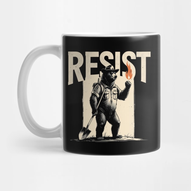 Smokey-The-Resist-Bear by Creatifly Graphic Tees